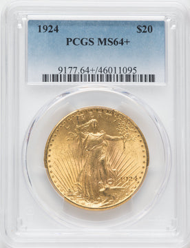 1924 $20 Saint Saint-Gaudens Double Eagle PCGS MS64+