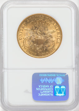 1890-S $20 Liberty Double Eagle NGC MS61