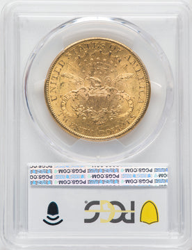 1891-S $20 Liberty Double Eagle PCGS MS61