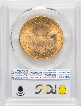 1876 $20 Liberty Double Eagle PCGS MS61