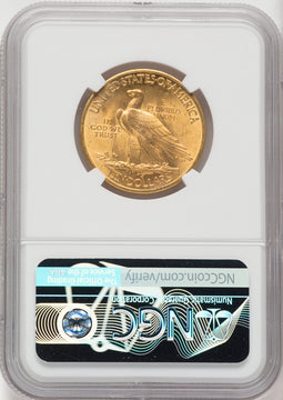 1932 $10 Green Label Indian Eagle NGC MS65