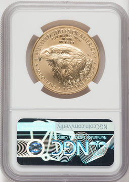 2021-W One-Ounce Gold Eagle Type Two Burnished NGC MS70