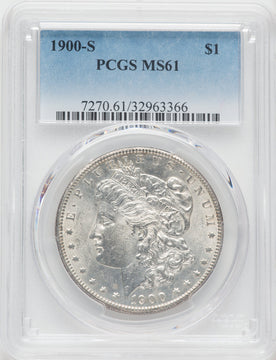 1900-S $1 Morgan Dollar PCGS MS61