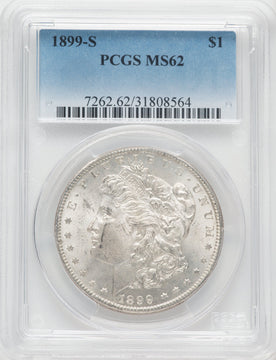 1899-S $1 Morgan Dollar PCGS MS62