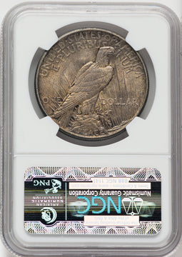 1921 $1 Peace Dollar NGC MS62