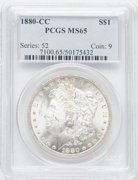 1880-CC $1 Morgan Dollar PCGS MS65