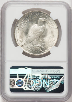 1922 $1 Peace Dollar NGC MS67