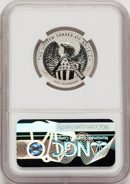 2007-W $50 Half-Ounce Platinum Eagle Reverse Proof NGCX PF10