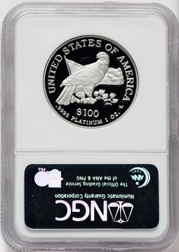 2003-W $100 One-Ounce Platinum Eagle Statue of Liberty NGC PF70