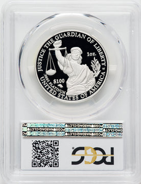 2010-W $100 One-Ounce Platinum Eagle Statue of Liberty PCGS PR70