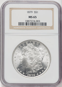 1879 $1 Morgan Dollar NGC MS65