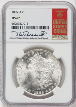 1885-O $1 Morgan Dollar NGC MS67