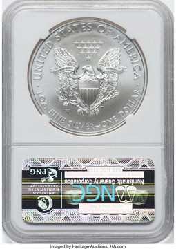 2012-W Silver Eagle Burnished NGC MS70