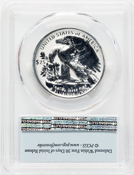 2019-W $25 Palladium Reverse Proof First Strike PR PCGS PR70