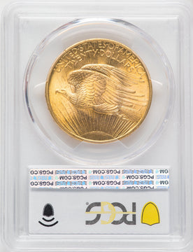 1908 $20 NO MOTTO Saint-Gaudens Double Eagle PCGS MS66+