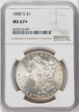 1880-S $1 Morgan Dollar NGC MS67+