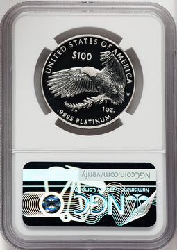 2018-W $100 One Ounce Platinum Eagle Life NGC PF70