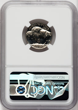 1937 5C Green Label Proof Buffalo Nickel NGC PR67