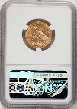 1915 $5 Indian Half Eagle NGC MS64 (757658053)