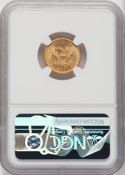 1907 $2.50 NGC Plus Liberty Quarter Eagle NGC MS67+