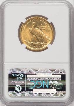 1907 $10 No Motto Indian Eagle NGC MS64