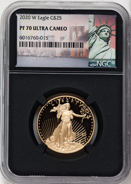 2020-W 1/2 Ounce Gold Eagle NGC PF70