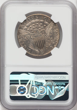 1806 50C O-109a Pointed 6 No Stem Early Half Dollar NGC AU55