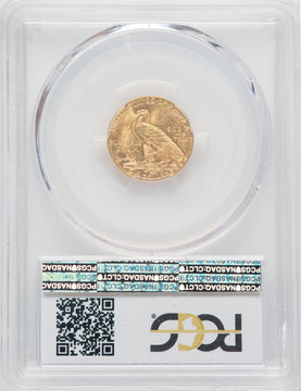 1929 $2.50 Indian Quarter Eagle PCGS MS63+