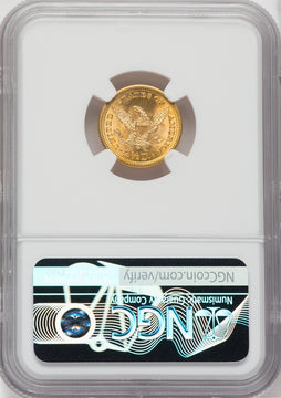 1906 $2.50 Liberty Quarter Eagle NGC MS66