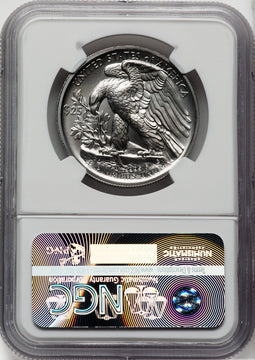 2017 $25 Palladium High Relief First Day of Issue NGC MS70 Mercanti