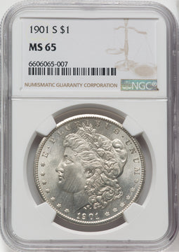 1901-S $1 Morgan Dollar NGC MS65