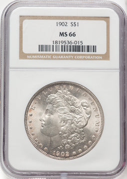 1902 $1 Morgan Dollar NGC MS66