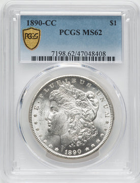 1890-CC $1 Morgan Dollar PCGS MS62