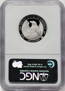 2007-W $50 Half-Ounce Platinum Eagle 10th Anniversary NGC PF70
