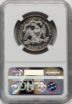 1866 50C Motto CA Proof Seated Half Dollar NGC PR66