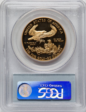 2000-W $50 One-Ounce Gold Eagle PCGS PR70