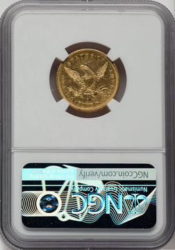 1842-O $5 Liberty Half Eagle Details NGC MS60