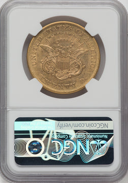 1860 $20 Liberty Double Eagle NGC XF45