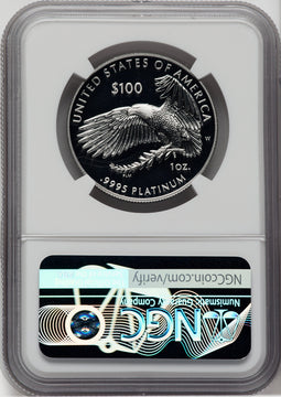 2019-W $100 One-Ounce Platinum Eagle Liberty NGC PF70