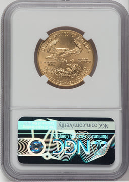 1996 G$25 Half-Ounce Gold Eagle NGC MS69