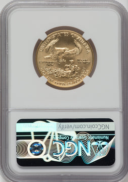 1988 $25 Half-Ounce Gold Eagle NGC MS69