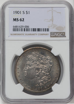 1901-S $1 Morgan Dollar NGC MS62