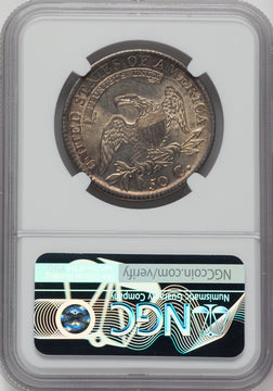 1812 50C Large 8 Bust Half Dollar NGC MS61