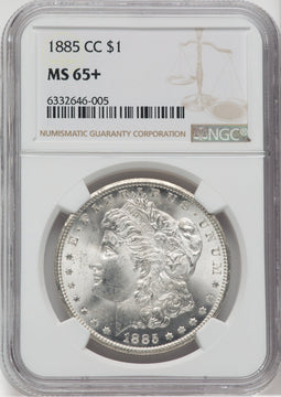 1885-CC $1 NGC Plus Morgan Dollar NGC MS65+
