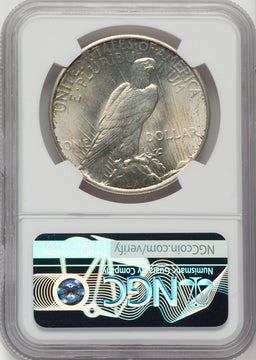 1935 $1 NGC Plus Peace Dollar NGC MS66+