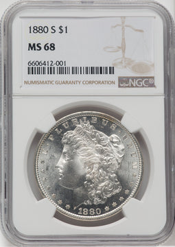1880-S $1 Morgan Dollar NGC MS68