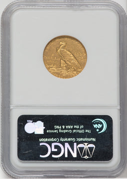 1909-O $5 Indian Half Eagle NGC AU58