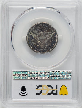 1901 25C CAC Proof Barber Quarter PCGS PR67