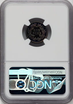 1871 10C CAC Proof Seated Dime NGC PR66