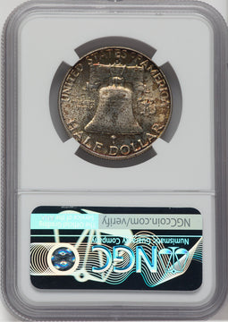 1963-D 50C Franklin Half Dollar NGC MS66 FLB